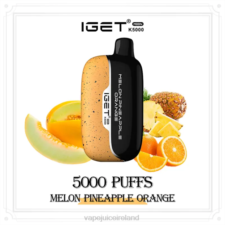 Vape Juice - IGET Moon K5000 Melon Pineapple Orange PBX613