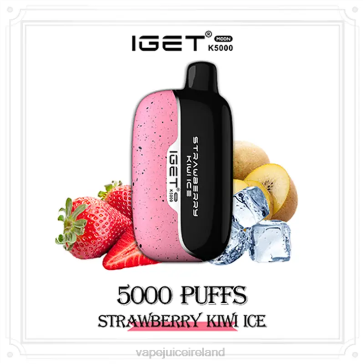 Vape Juice - IGET Moon K5000 Strawberry Kiwi Ice PBX618