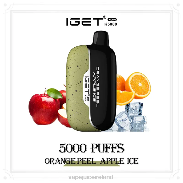 Vape Pod Kits - IGET Moon K5000 Orange Peel Apple Ice PBX615