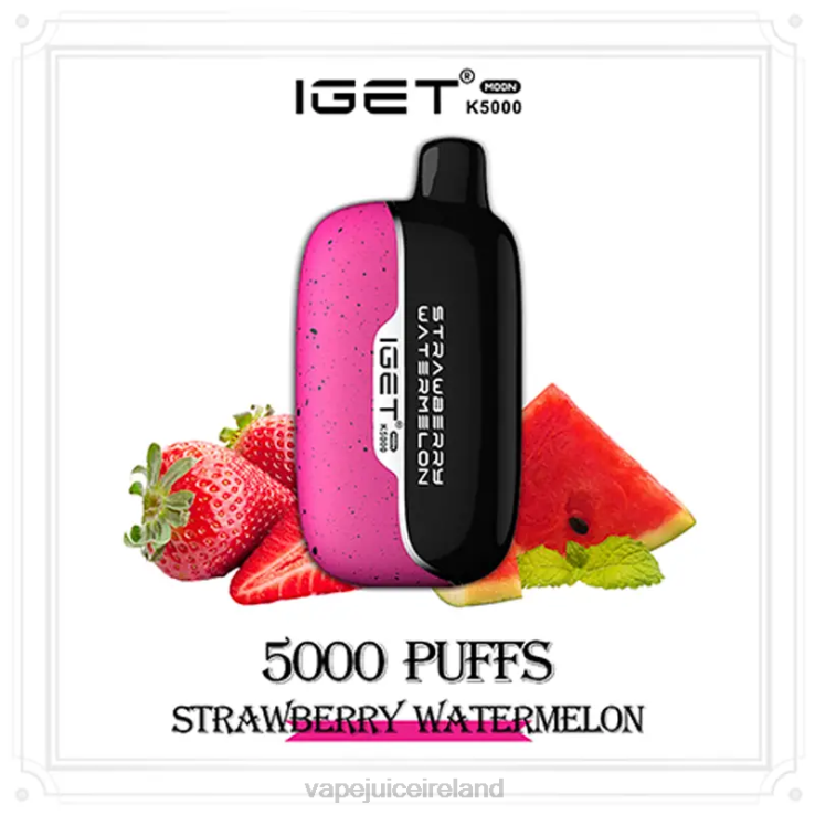 Vape Pods Ireland - IGET Moon K5000 Strawberry Watermelon PBX69