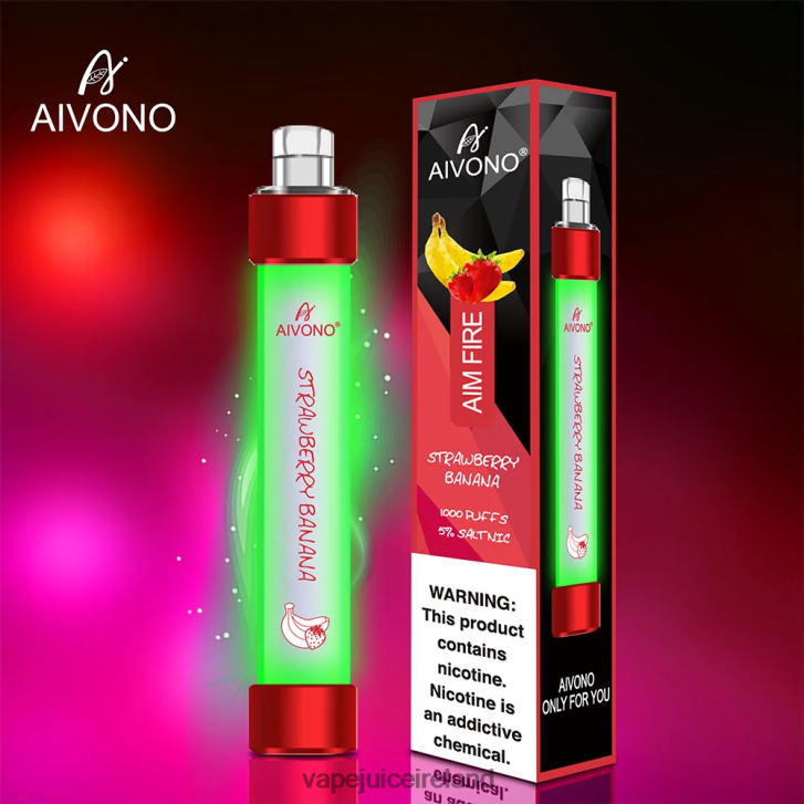 Vape Flavours - Aivono AIM FIRE 1000 Strawberry Banana 6HX0T6332