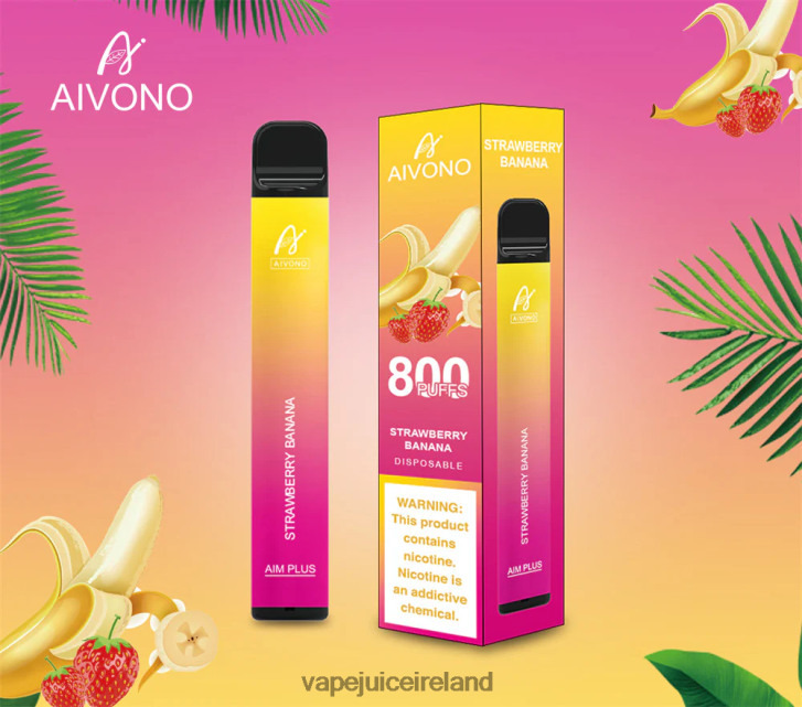 Vape Flavours - Aivono AIM PLUS 800 Strawberry Banana 6HX0T6192
