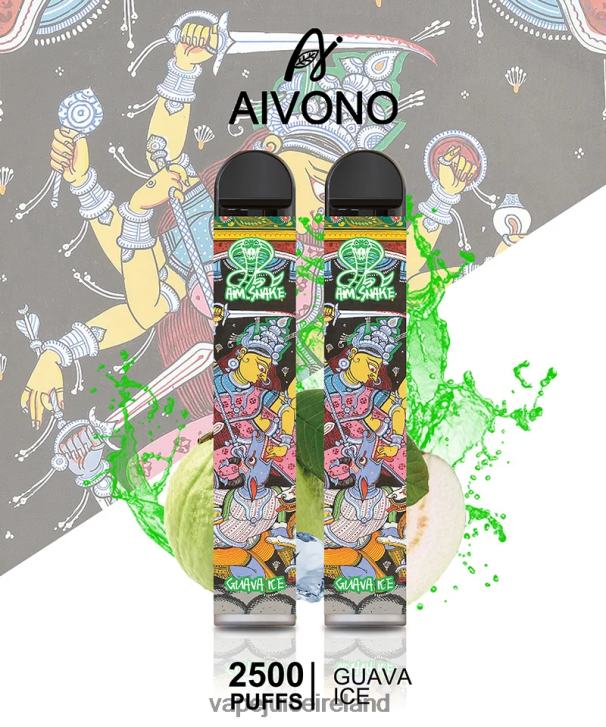 Vape Flavours - Aivono AIM SNAKE 2500 Guava Ice 6HX0T6307
