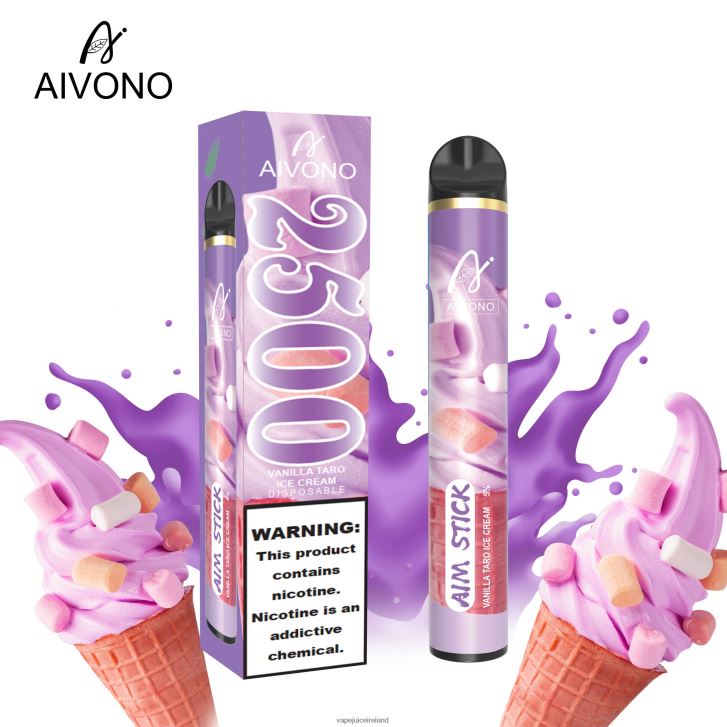Vape Flavours - Aivono AIM STICK 2500 Vanilla Taro Ice Cream 6HX0T6147