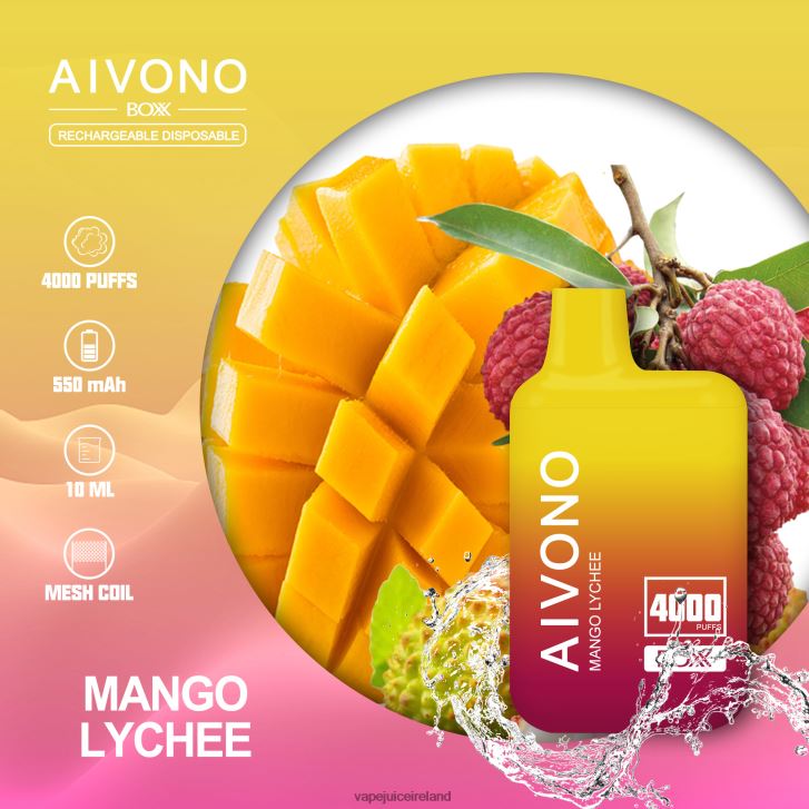 Vape Ireland - Aivono AIM BOXX 4000 Mango Lychee 6HX0T6216