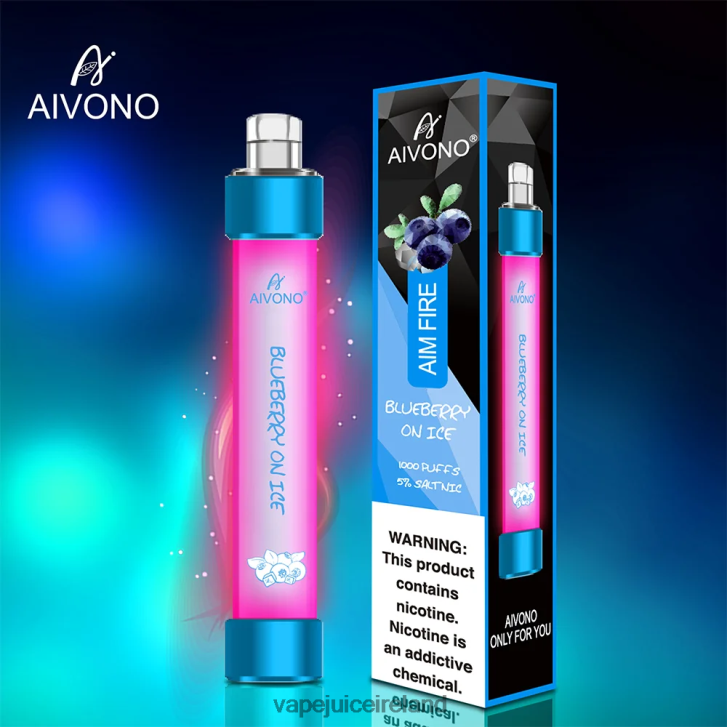 Vape Ireland - Aivono AIM FIRE 1000 Blueberry On Ice 6HX0T6326