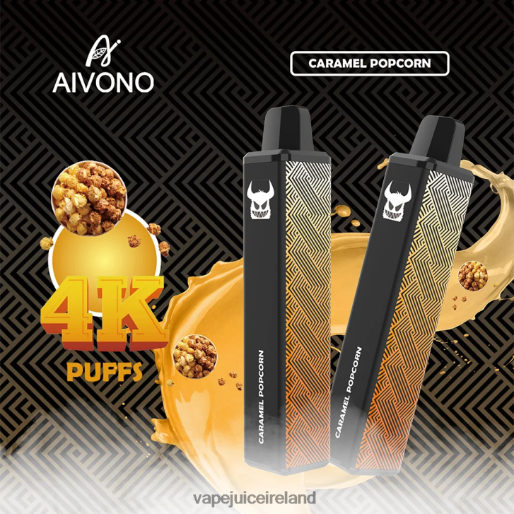 Vape Ireland - Aivono AIM FREAK 4000 Caramel Popcorn 6HX0T6261