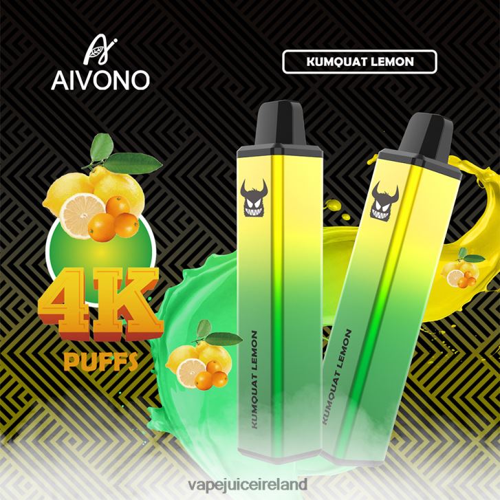 Vape Ireland - Aivono AIM FREAK 4000 Kumquat Lemon 6HX0T6256