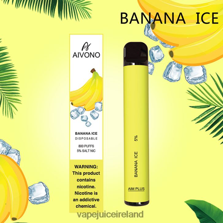 Vape Ireland - Aivono AIM PLUS 800 Banana Ice 6HX0T6171