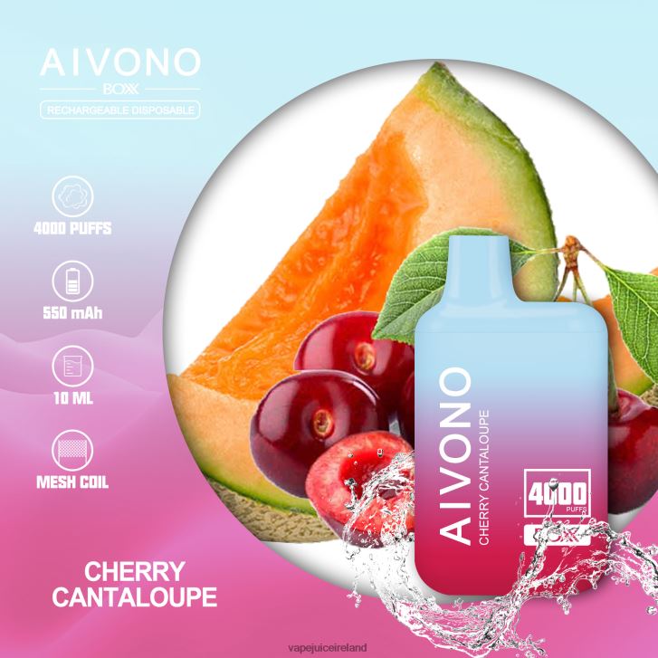 Vape Juice - Aivono AIM BOXX 4000 Cherry Cantaloupe 6HX0T6223