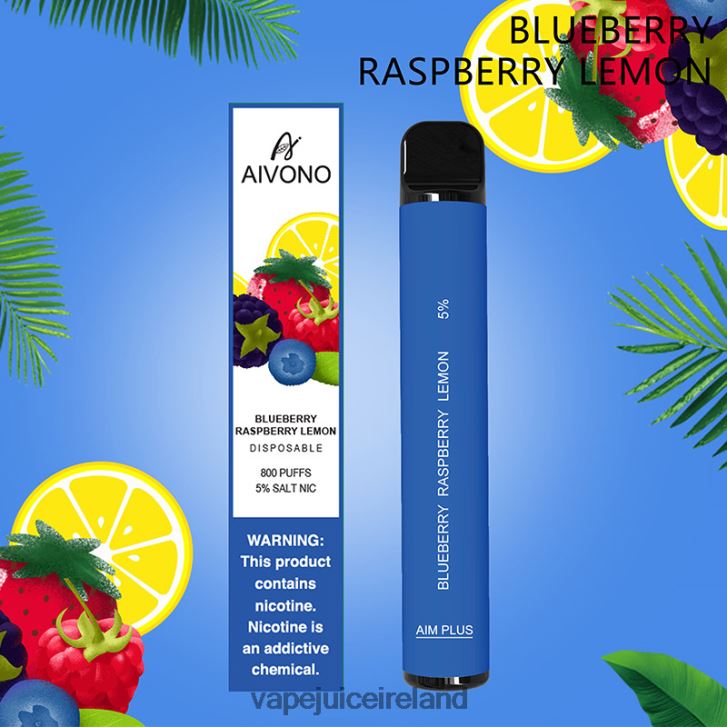 Vape Juice - Aivono AIM PLUS 800 Bluberry Raspberry Lemon 6HX0T6173