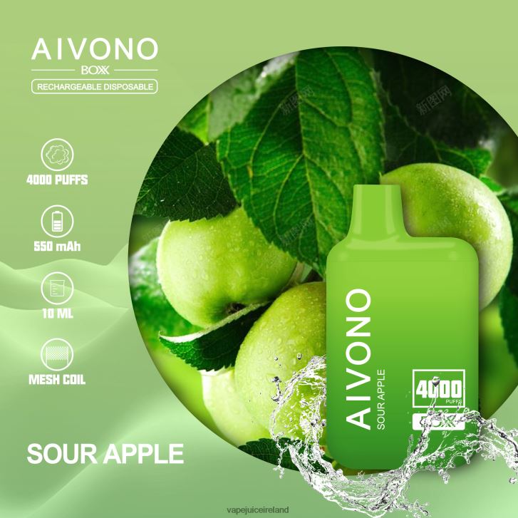Vape Pod Kits - Aivono AIM BOXX 4000 Sour Apple 6HX0T6220