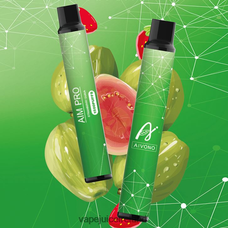 Vape Pods Ireland - Aivono AIM PRO 1500 Strawberry Guava 6HX0T6164