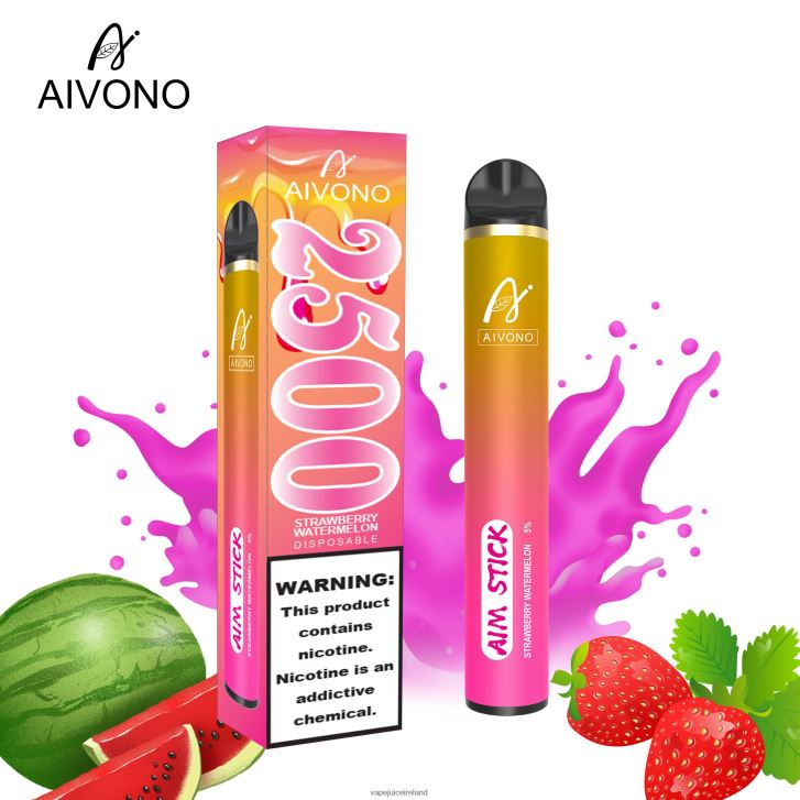 Vape Pods Ireland - Aivono AIM STICK 2500 Strawberry Watermelon 6HX0T6149
