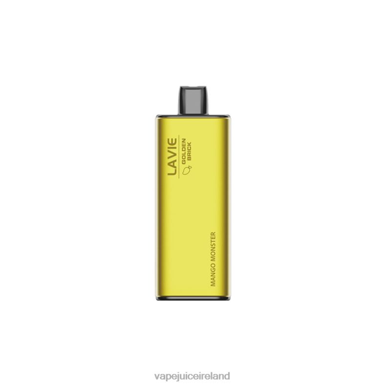 Vape Ireland - LAVIE GOLDEN BRICK 10000 Puffs Mango Monster TVF2X61