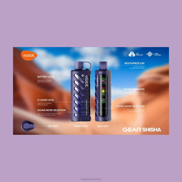 Vape Ireland - VOZOL Gear Shisha 25000 J48D1