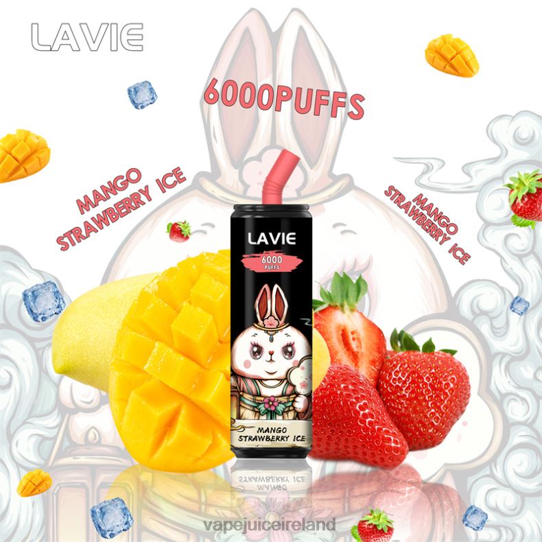 Vape Juice - LAVIE Coke BAR 6000 Puffs Mango Strawberry Ice TVF2X273
