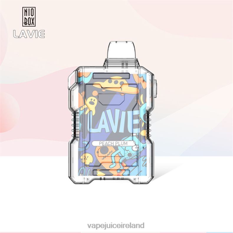 Vape Juice - LAVIE NIO BOX 9000 Puffs Peach Plum TVF2X198