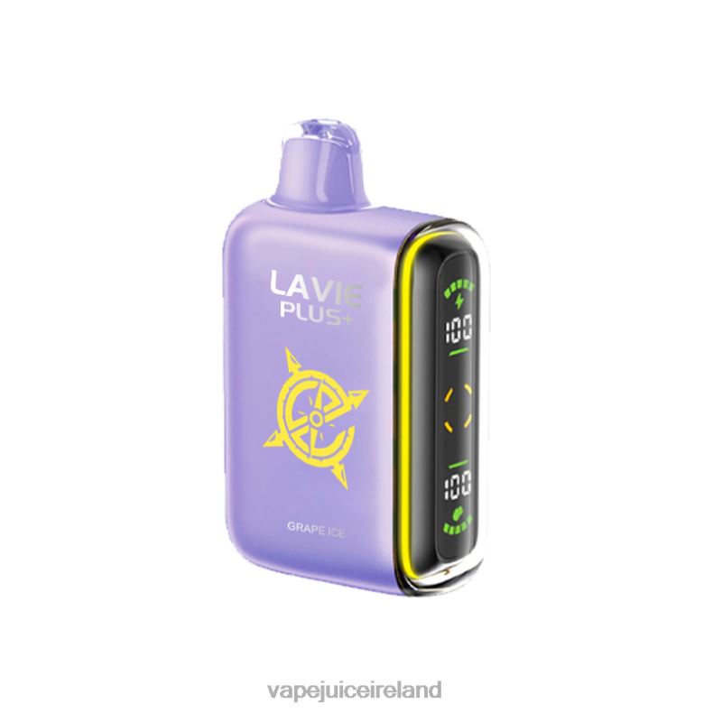 Vape Juice - LAVIE PLUS 15000 Puffs Grape Ice TVF2X103