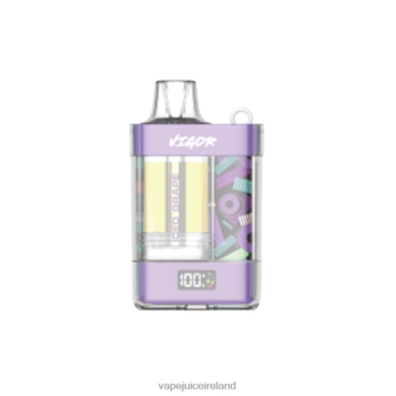 Vape Juice - LAVIE VIGOR 15000 Puffs Iced Grape TVF2X8