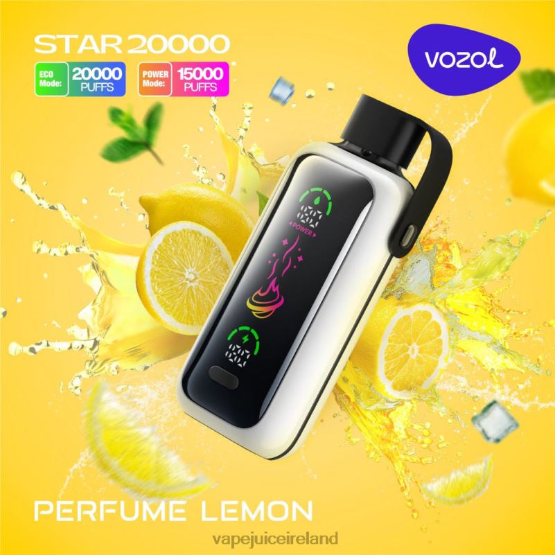 Vape Juice - VOZOL STAR 20000 PERFUME LEMON DR42817