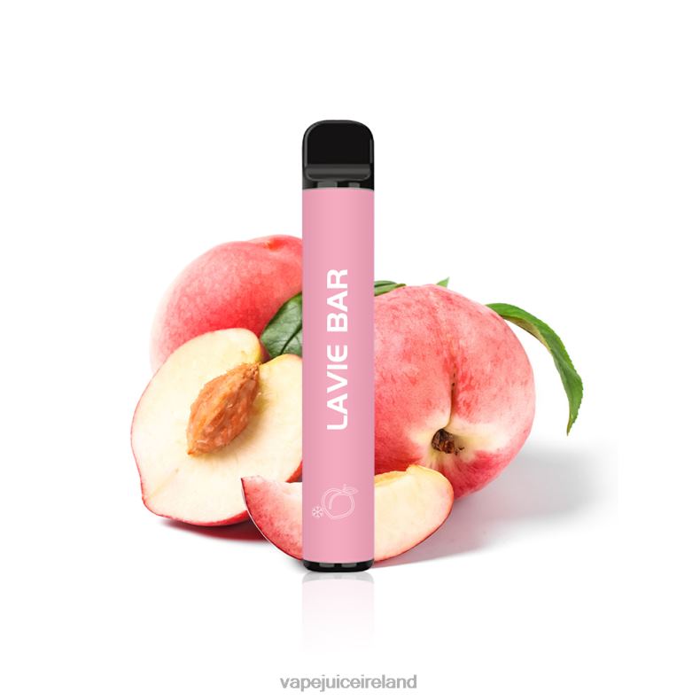Vape Pod Kits - LAVIE BAR 2% Version 800 Puffs Peach Ice TVF2X325