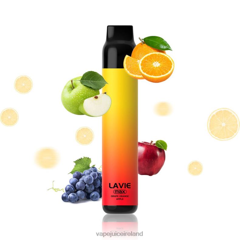 Vape Pod Kits - LAVIE BAR 5000 Puffs - MAX Grape Orange TVF2X280