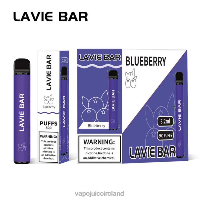 Vape Pod Kits - LAVIE BAR 800 Puffs Blueberry Ice TVF2X310
