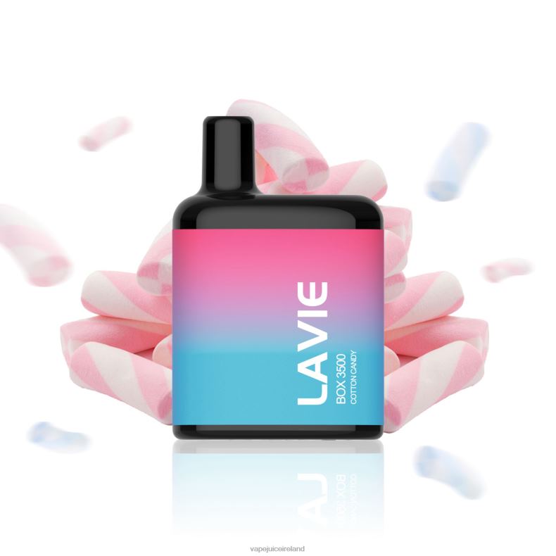 Vape Pod Kits - LAVIE BOX 3500 Puffs Cotton Candy TVF2X210