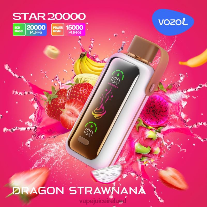Vape Smaker - VOZOL STAR 20000 DRAGON STRAWNANA DR4288