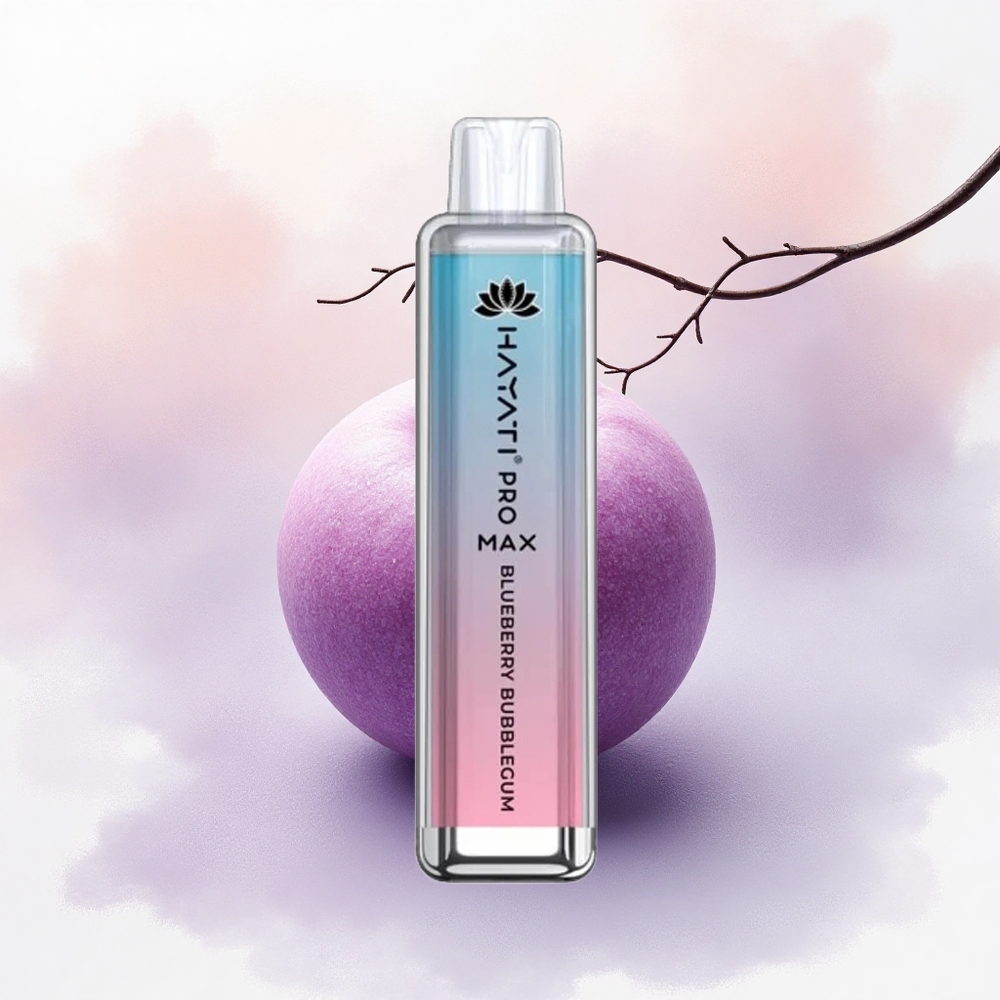 Hayati Pro Max 4000 Puffs Blueberry Bubblegum Dual Mesh 1400mAh Rechargeable