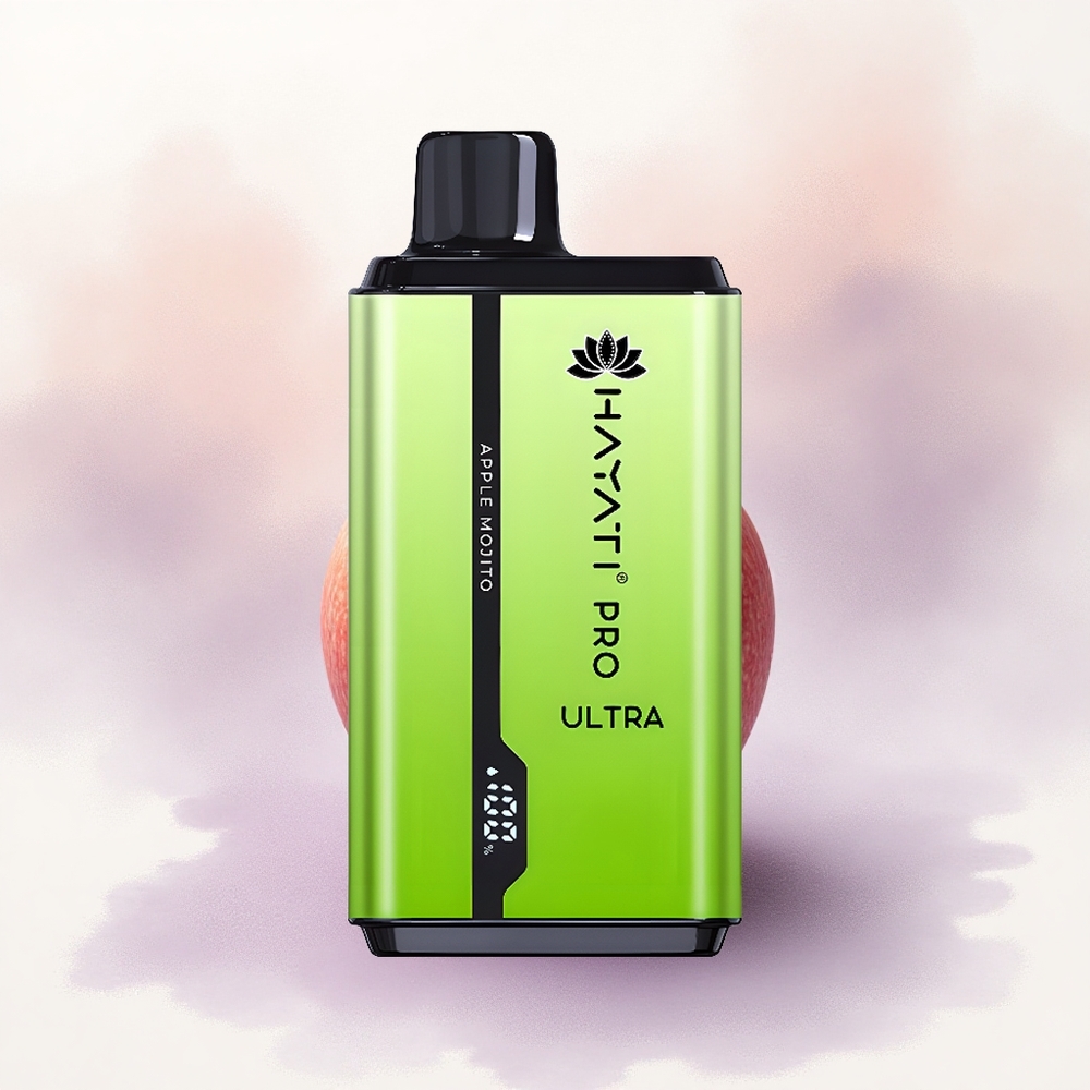 Hayati Pro Ultra 15000 Puffs Apple Mojito 850mAh 24ml 2% Nicotine