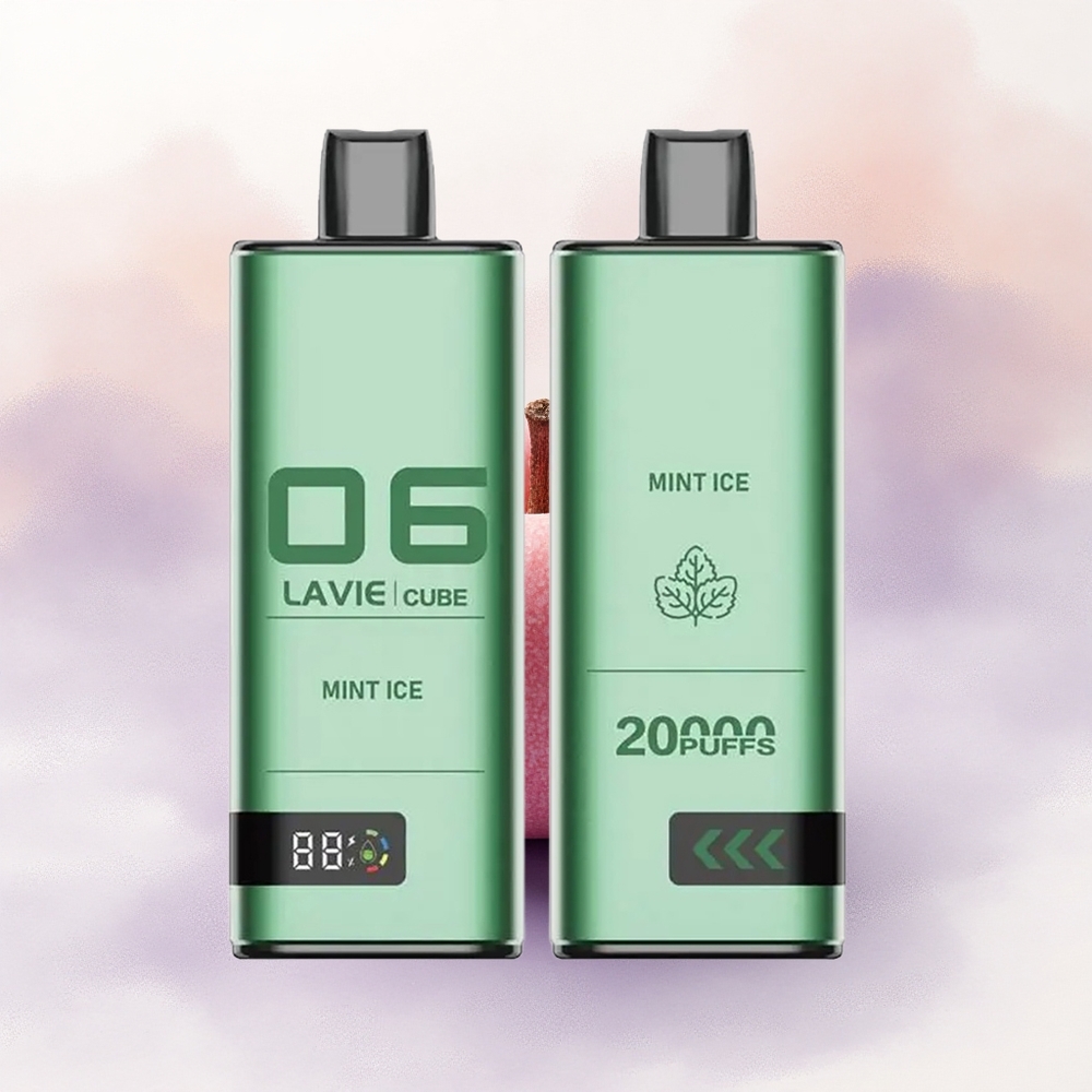 Lavie Cube 20000 Puffs Mint Ice 28ML 5% Nicotine 600mAh