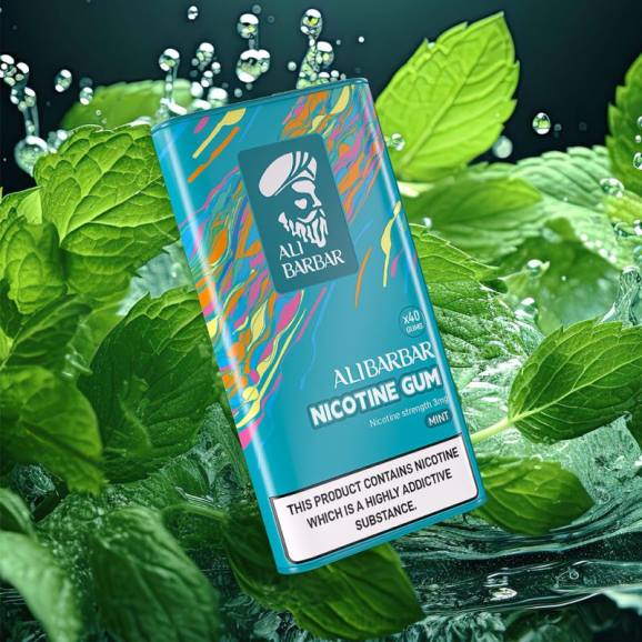Vape Juice - Alibarbar Nicotine Gum Mint TDT483