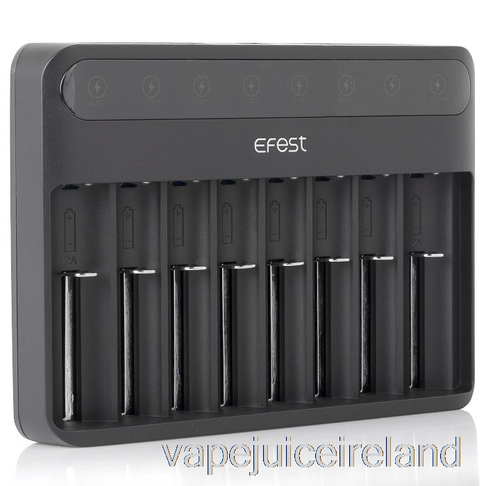 Vape Juice Efest LUSH Q8 8 Bay Intelligent Battery Charger