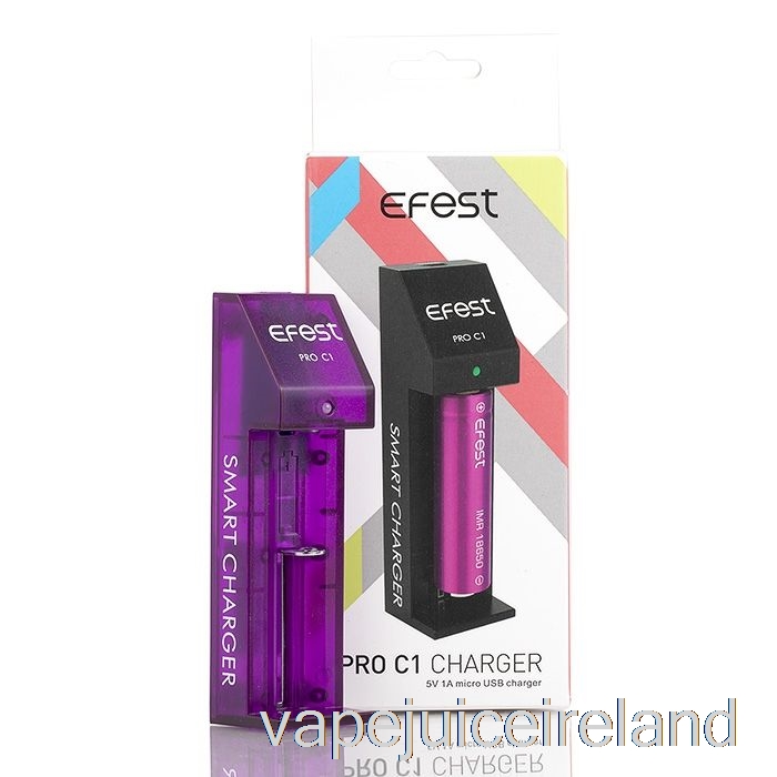 Vape Flavours Efest PRO C1 1-Bay Smart Battery Charger