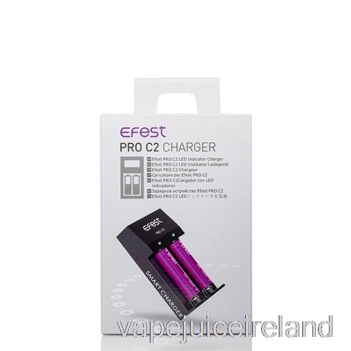 Vape Flavours Efest PRO C2 2-Bay Smart Battery Charger