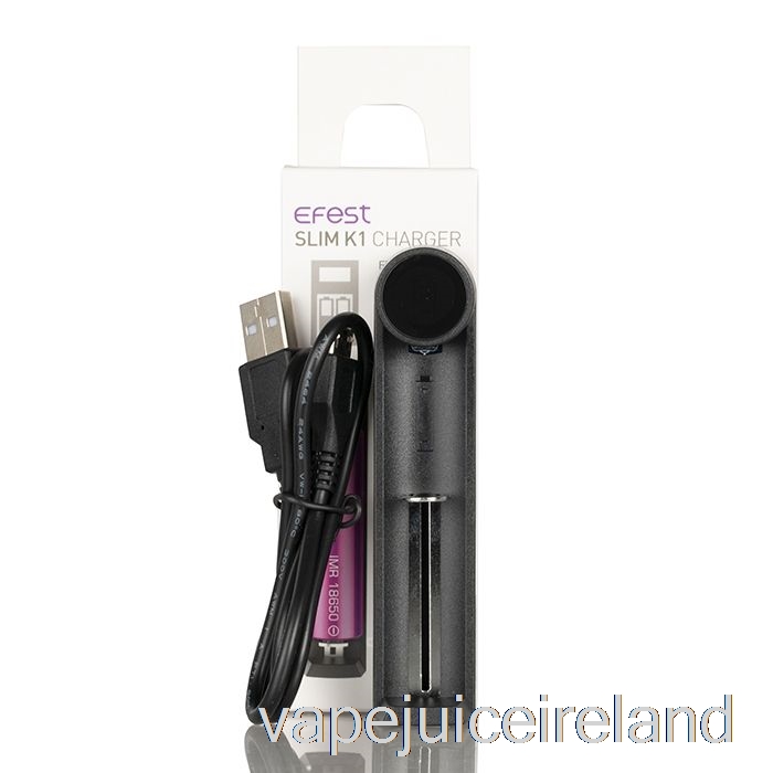 Vape Juice Efest SLIM K1 Single-Slot Battery Charger