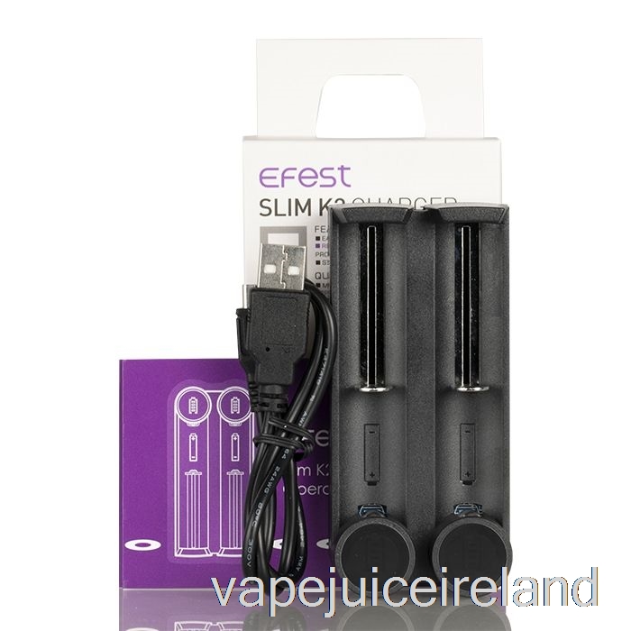 Vape Pod Kits Efest SLIM K2 Two-Slot Battery Charger