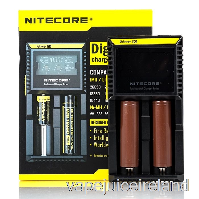 Vape Juice Nitecore D2 Battery Charger (2-Bay)